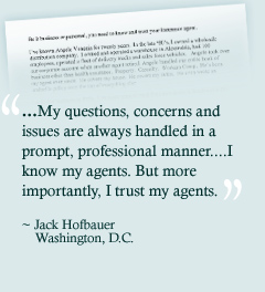 My questions, concerns and issues are always handled in a a prompt, professional manner...